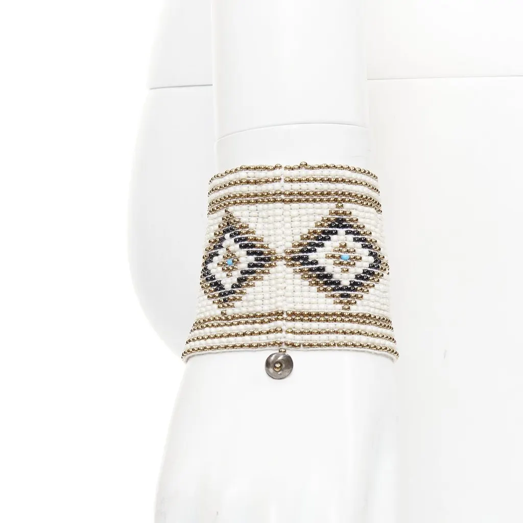 Saint Laurent Ecru Plastic Jewellery Ecru Plastic Never worn - Front View