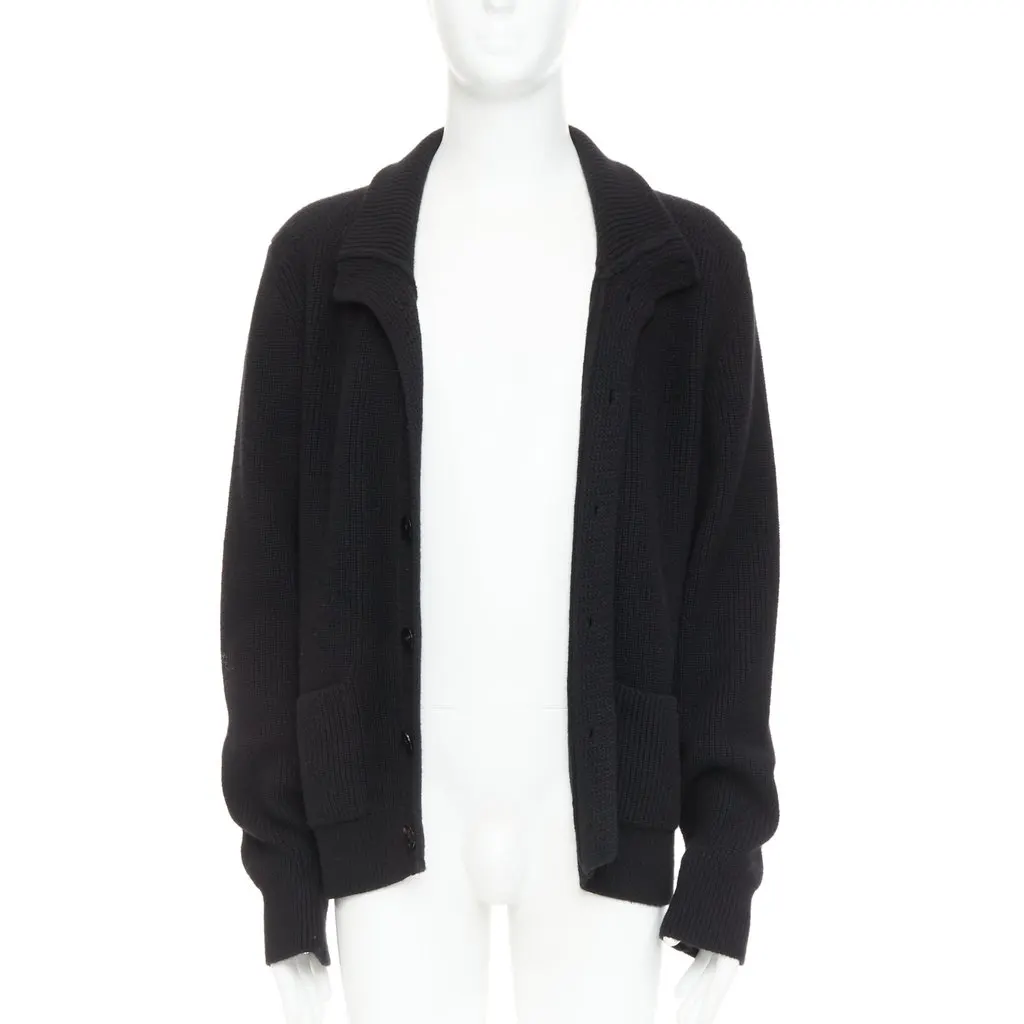 Tom Ford Tom Cardigan Black Cashmere Good - Inside View