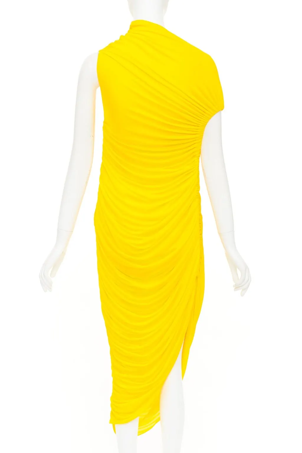 Salvatore Ferragamo P00846660 Yellow Viscose Never worn, with tag - Box View