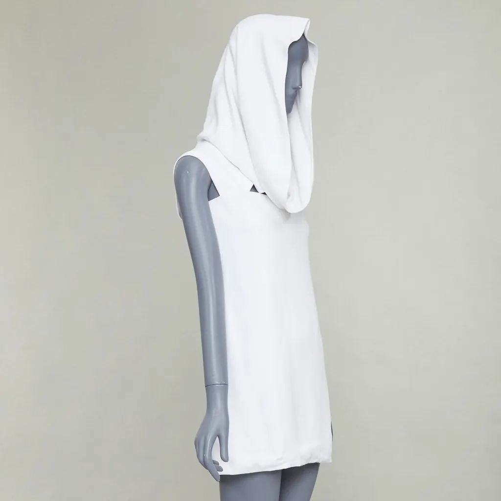 Salvatore Ferragamo White Silk Dress White Silk Never worn, with tag - Back View