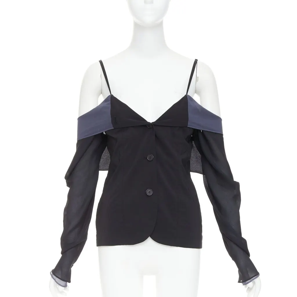 Dolce & Gabbana Black Top Black Viscose Very good - Front View