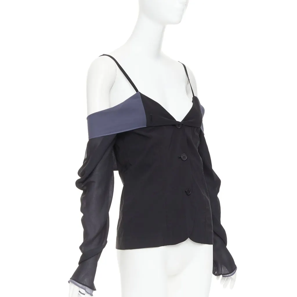 Dolce & Gabbana Black Top Black Viscose Very good - Inside View