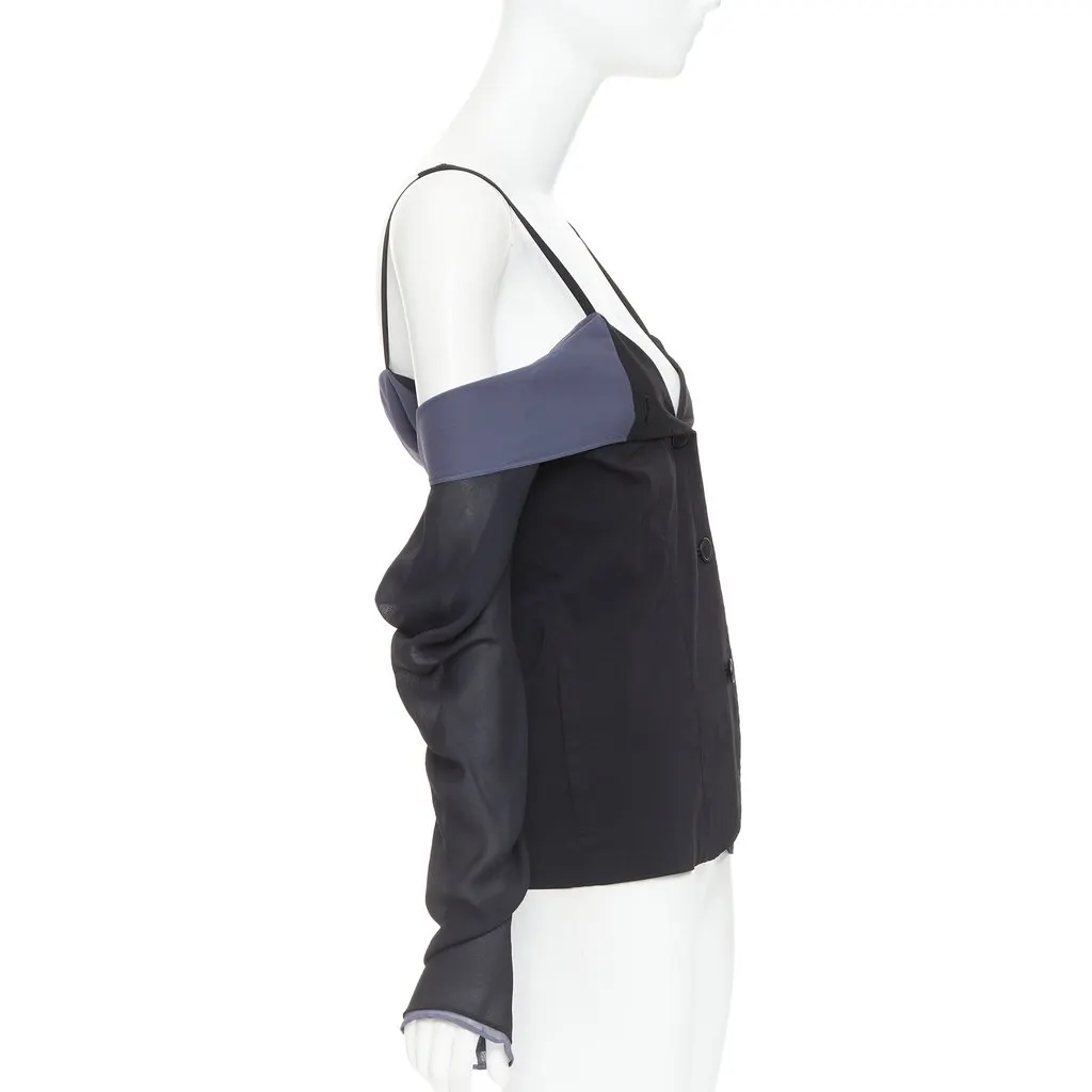 Dolce & Gabbana Black Top Black Viscose Very good - Model View
