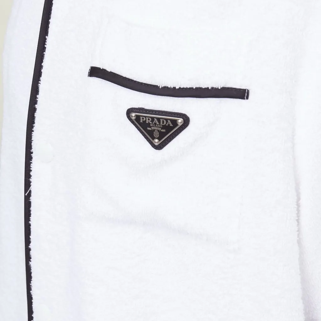 Prada White Cotton Shirt White Cotton Never worn, with tag - Back View