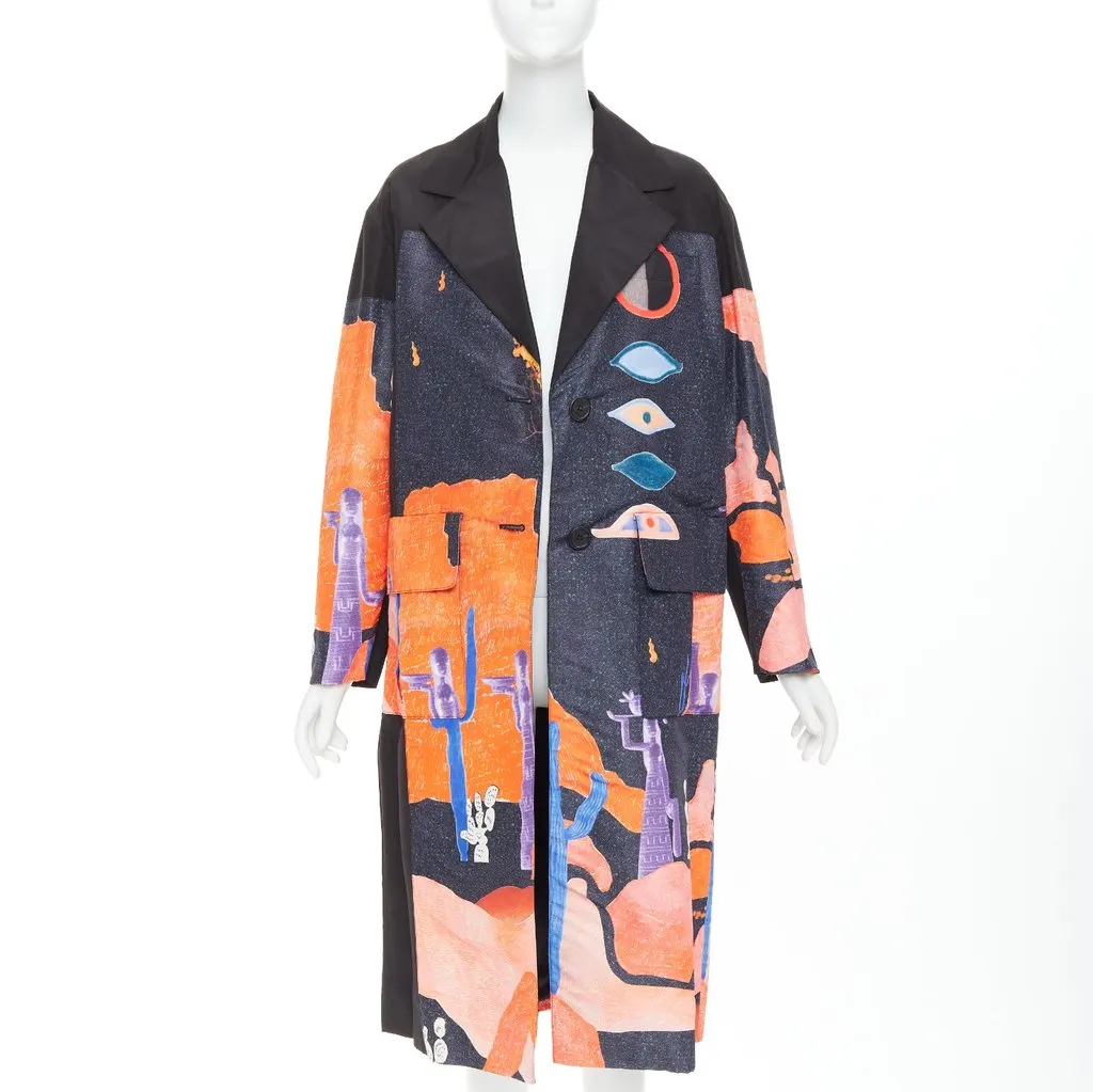 Prada Black Coat Black Never worn, with tag - Inside View