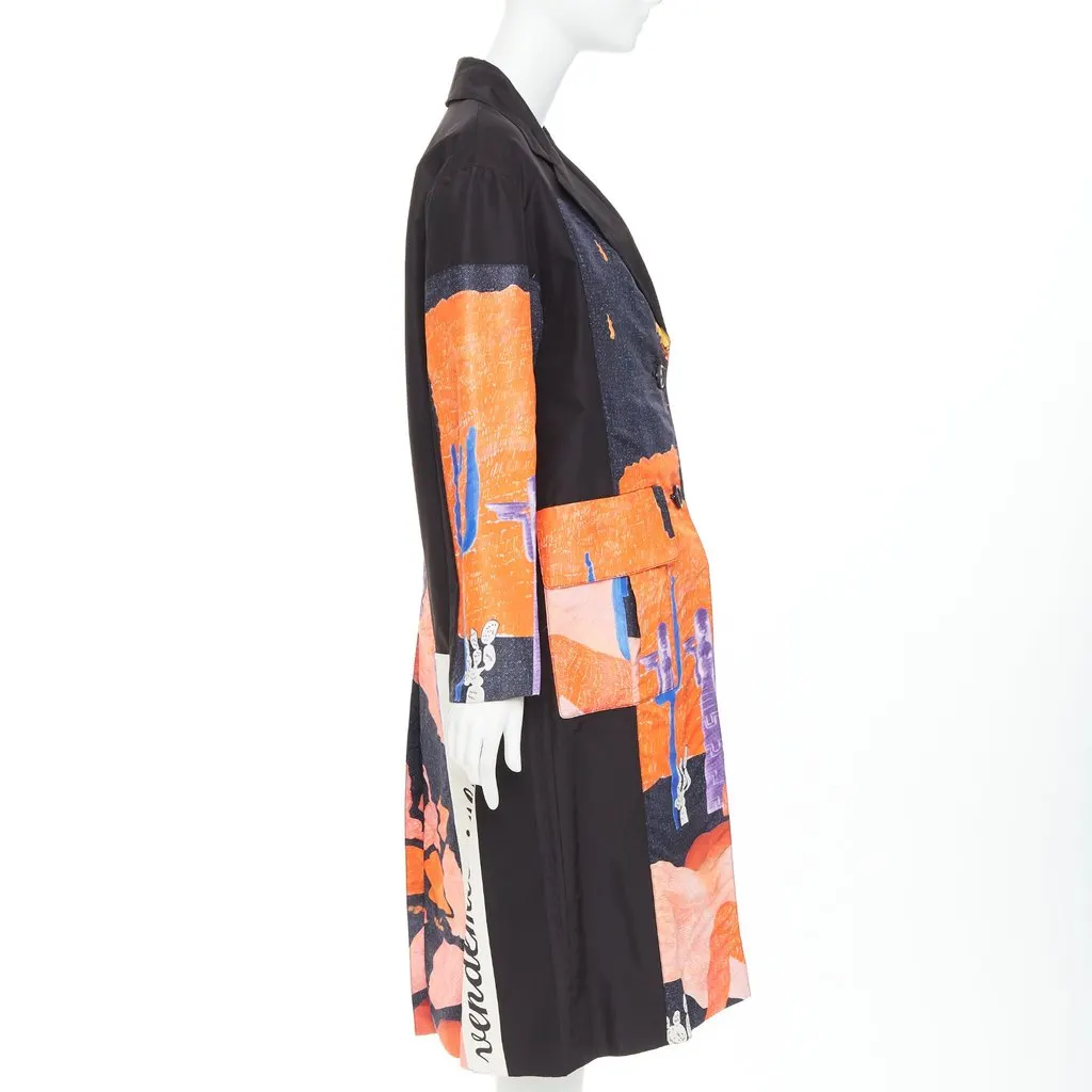 Prada Black Coat Black Never worn, with tag - Box View
