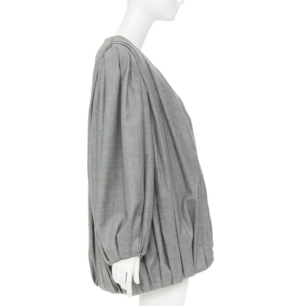 Louis Vuitton Grey Wool Jacket Grey Wool Very good - Box View