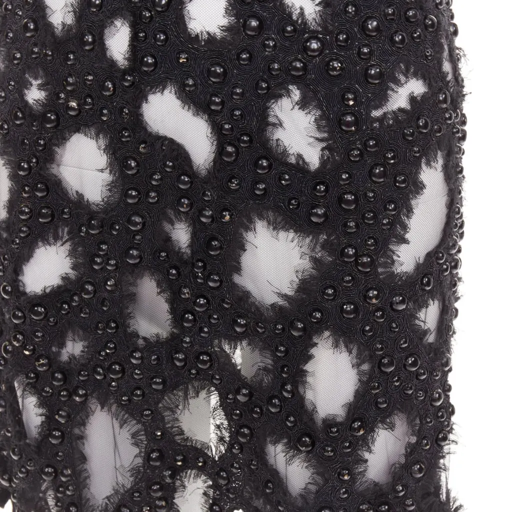 Louis Vuitton Black Dress Black Very good - Back View