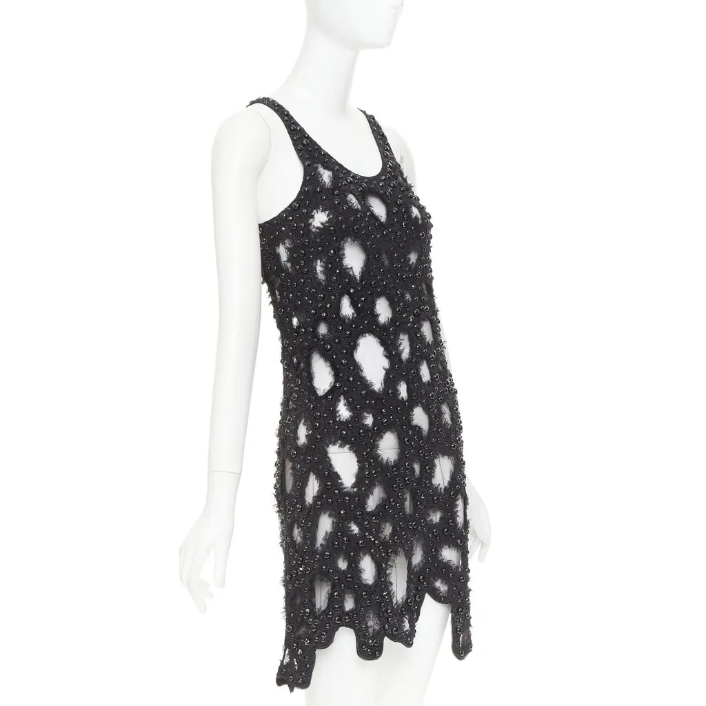Louis Vuitton Black Dress Black Very good - Inside View