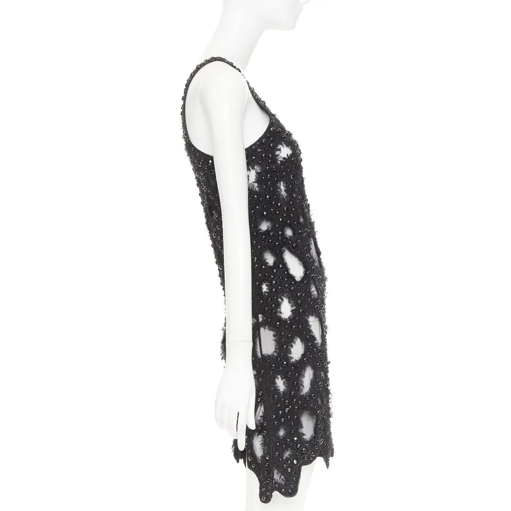 Louis Vuitton Black Dress Black Very good - Model View