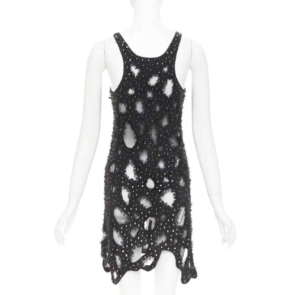 Louis Vuitton Black Dress Black Very good - Box View