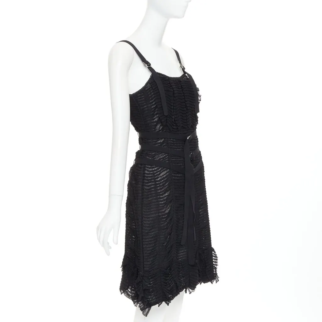 Dior Black Viscose Dress Black Viscose Very good - Inside View