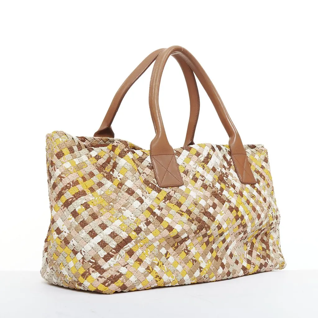 Bottega Veneta Brown Leather Handbag Brown Leather Fair - Inside View