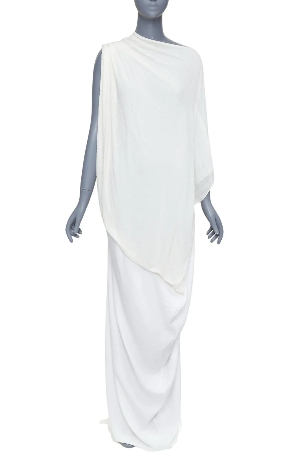 Salvatore Ferragamo White Silk Dress White Silk Very good - Front View