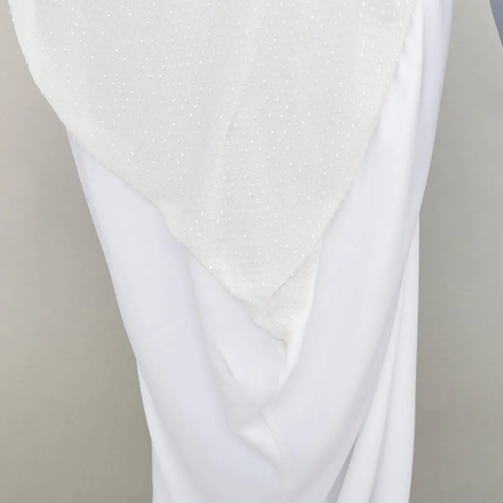 Salvatore Ferragamo White Silk Dress White Silk Very good - Back View