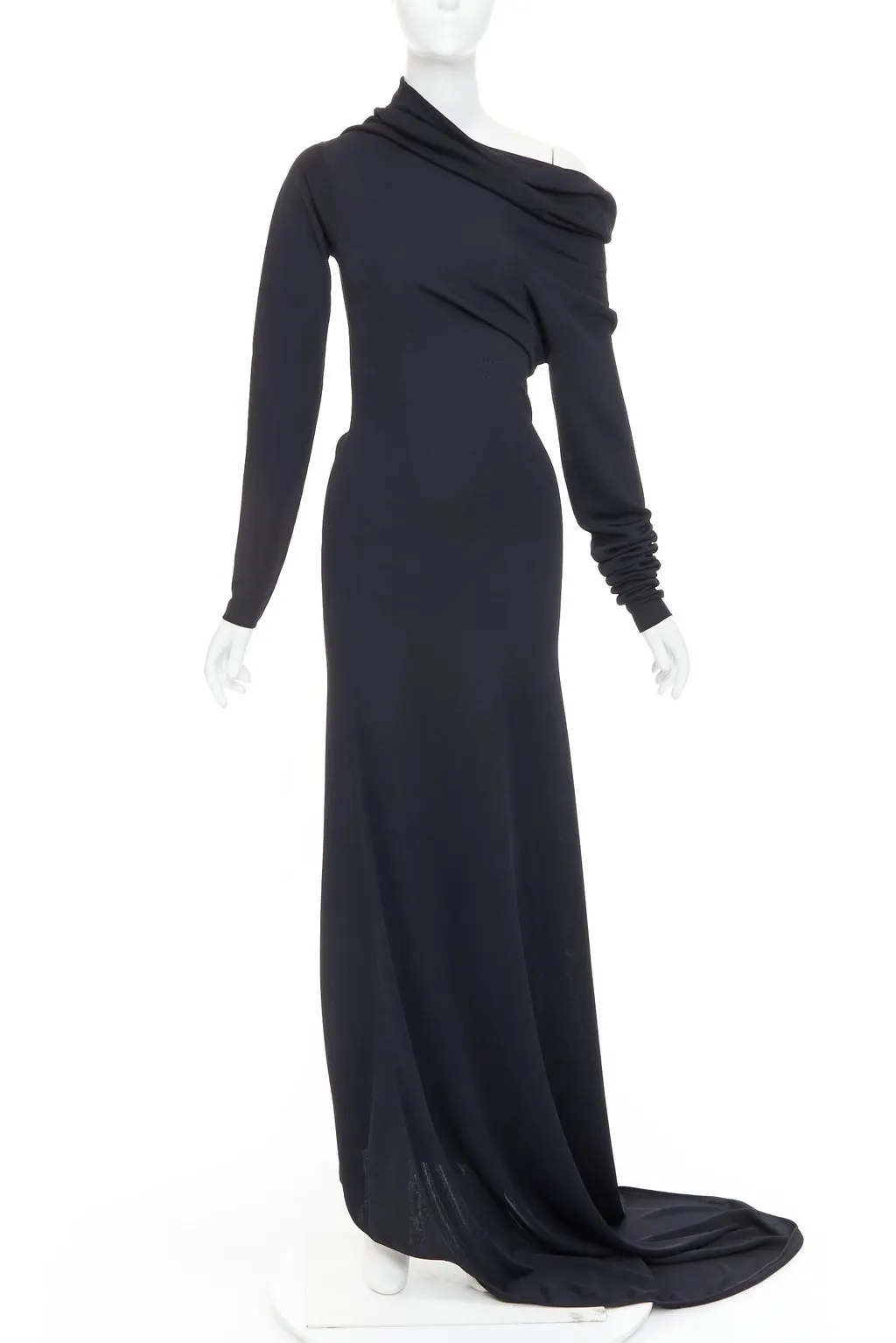 Salvatore Ferragamo Black Viscose Dress Black Viscose Never worn, with tag - Front View