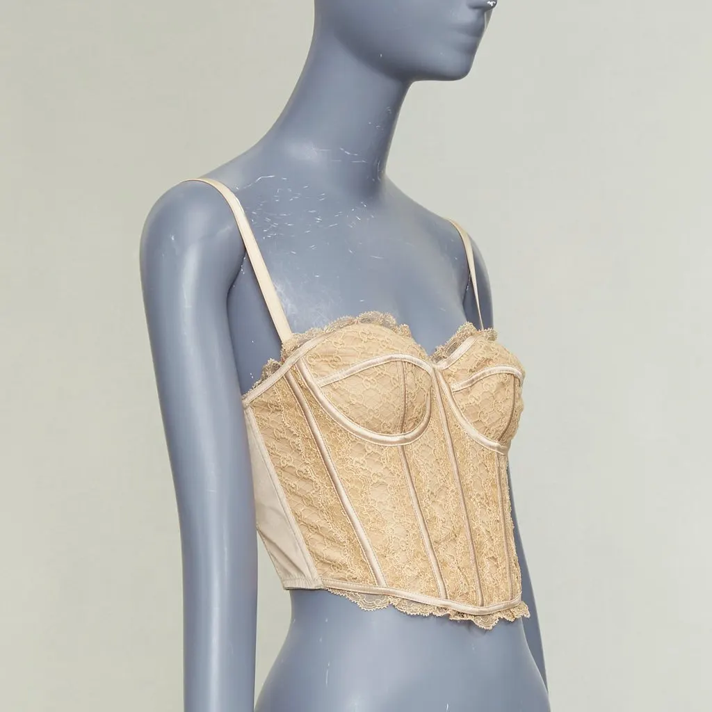 Gucci Beige Cotton Top Beige Cotton Never worn, with tag - Inside View