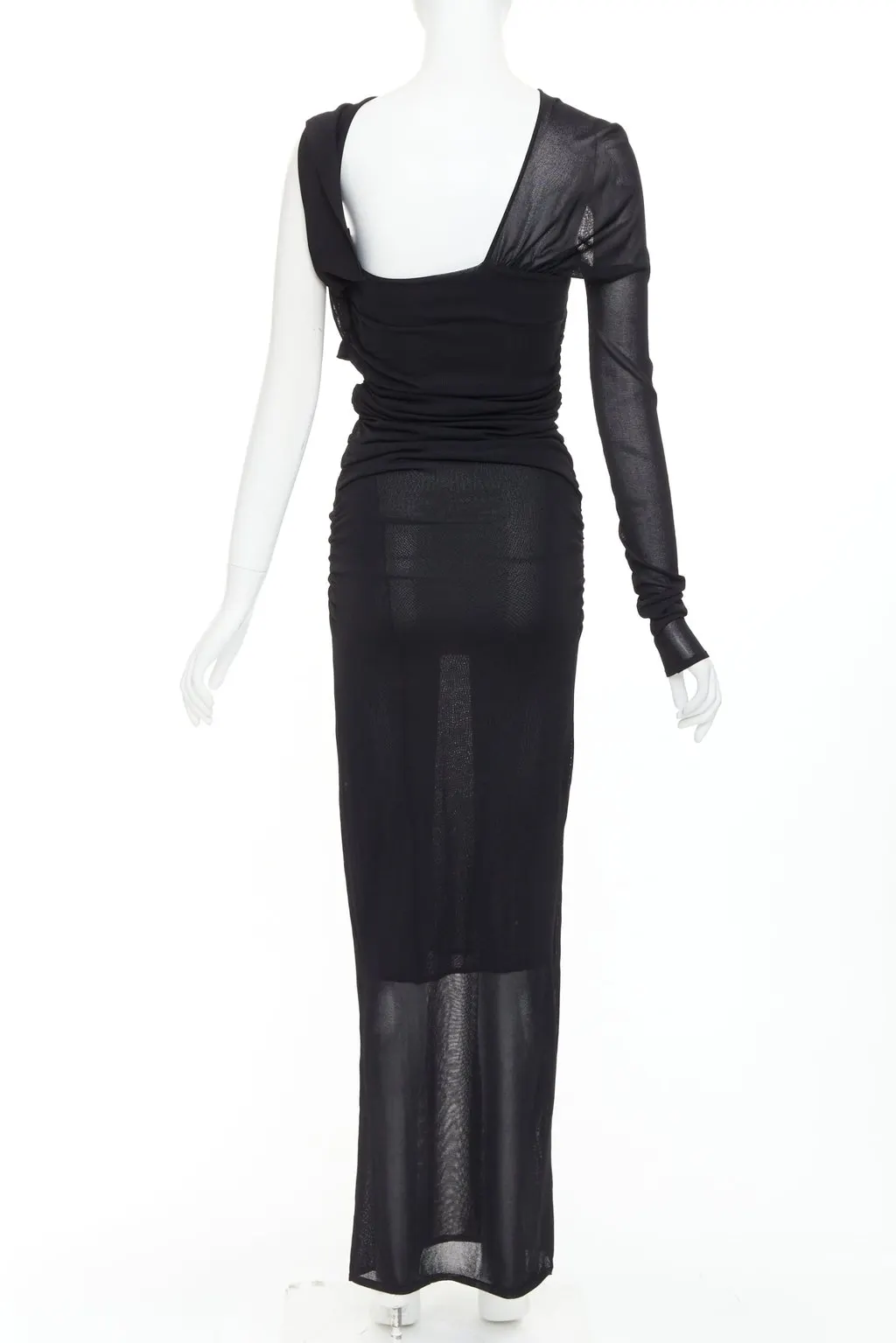Saint Laurent Black Viscose Dress Black Viscose Never worn, with tag - Box View