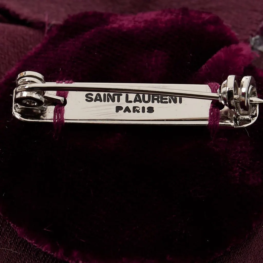 Saint Laurent Red Pins & Brooch Red Never worn - Box View