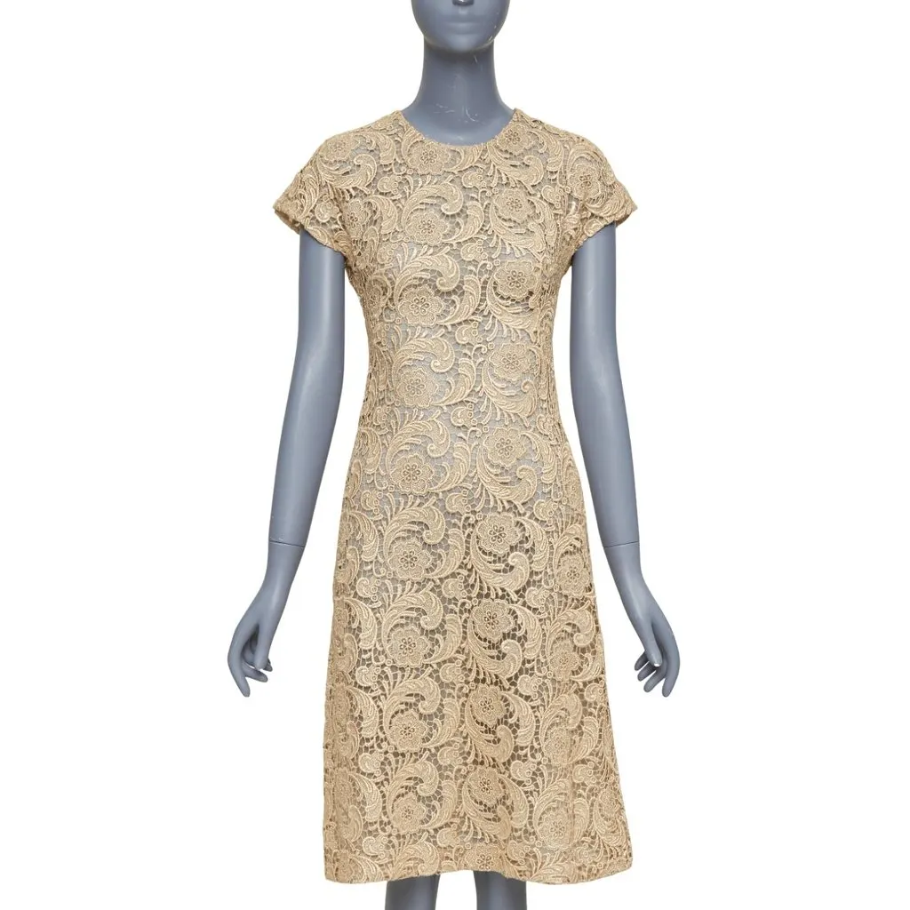 Prada Beige Dress Beige Very good - Front View