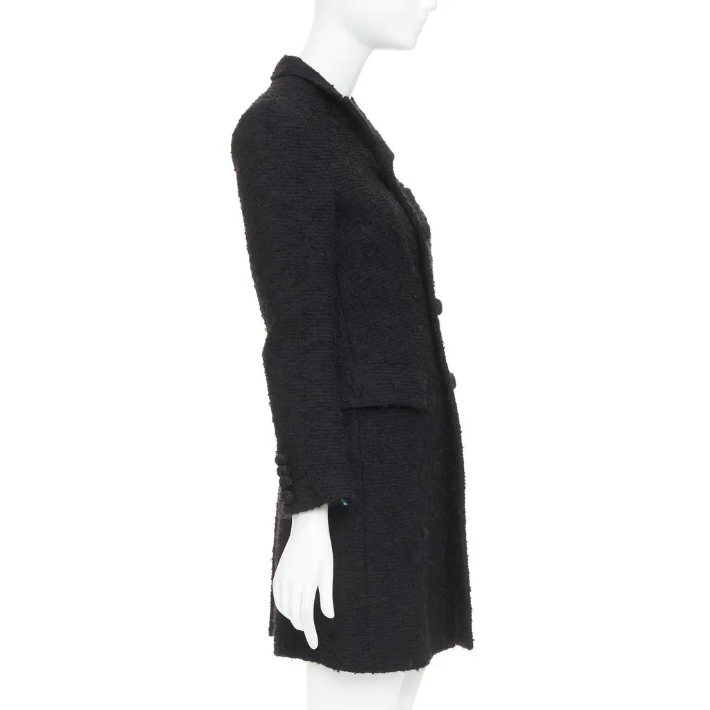 Junya Watanabe Black Wool Coat Black Wool Very good - Box View