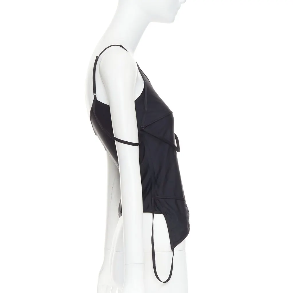 Balenciaga Black Top Black Polyamide Very good - Model View