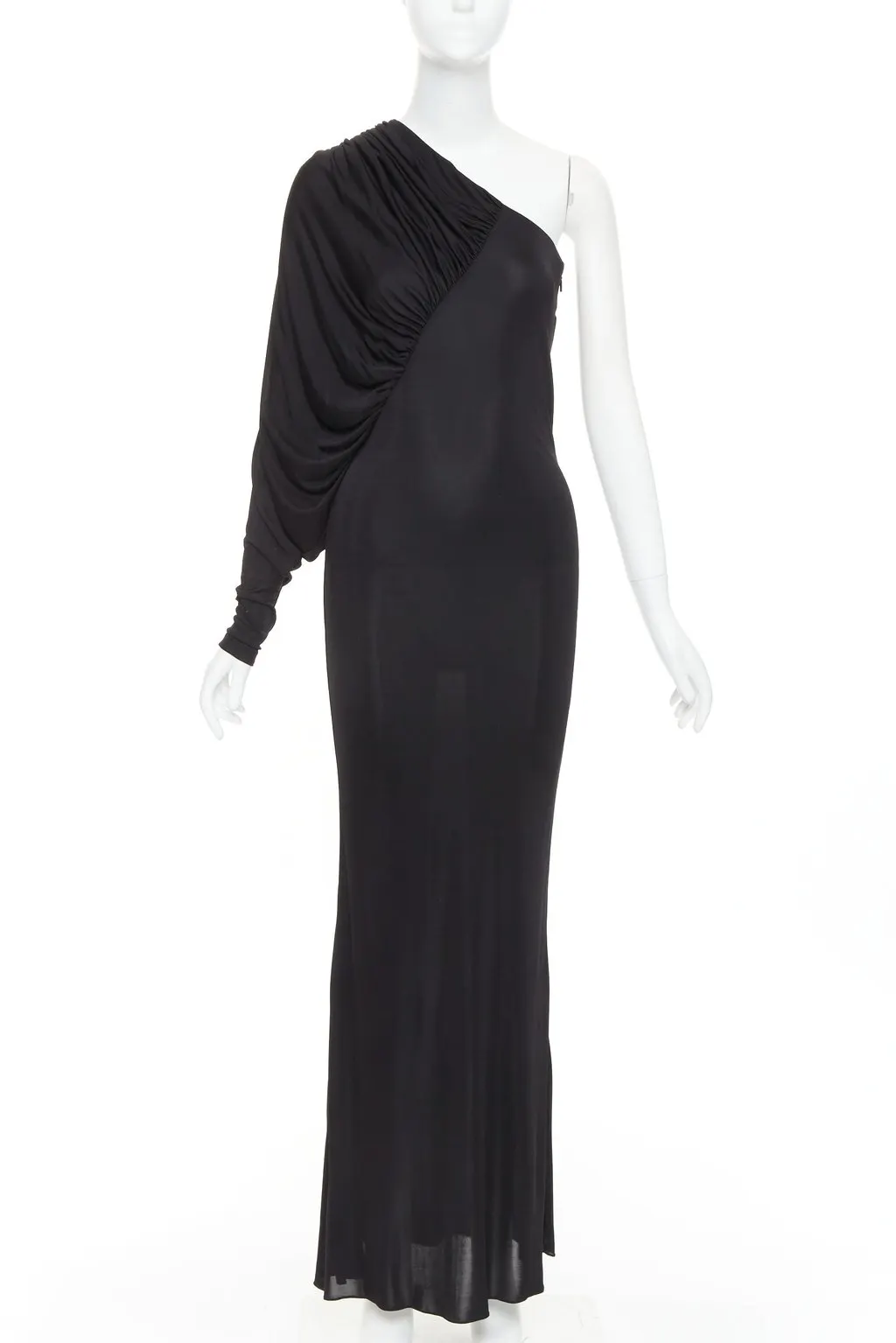 Saint Laurent 736714 Y7F98 1000 Black Viscose Never worn, with tag - Front View