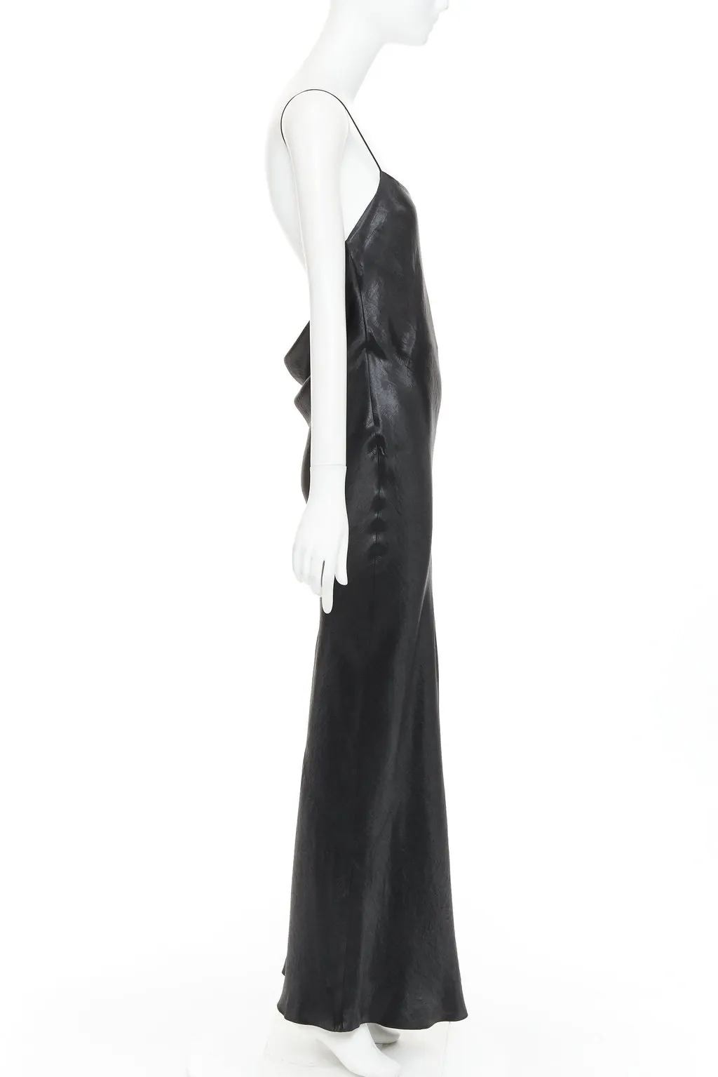 Saint Laurent 761176 Y6H20 1000 Black Viscose Never worn, with tag - Model View