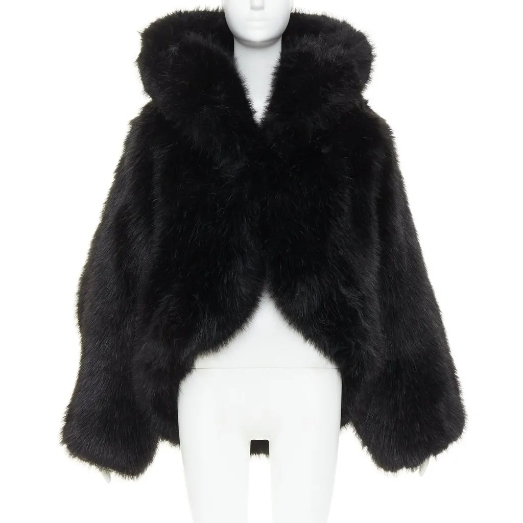 Alexandre Vauthier Black Coat Black Very good - Front View