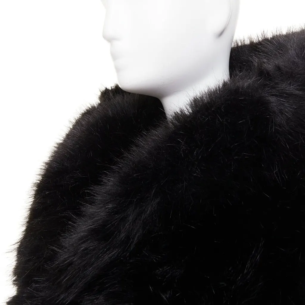 Alexandre Vauthier Black Coat Black Very good - Back View