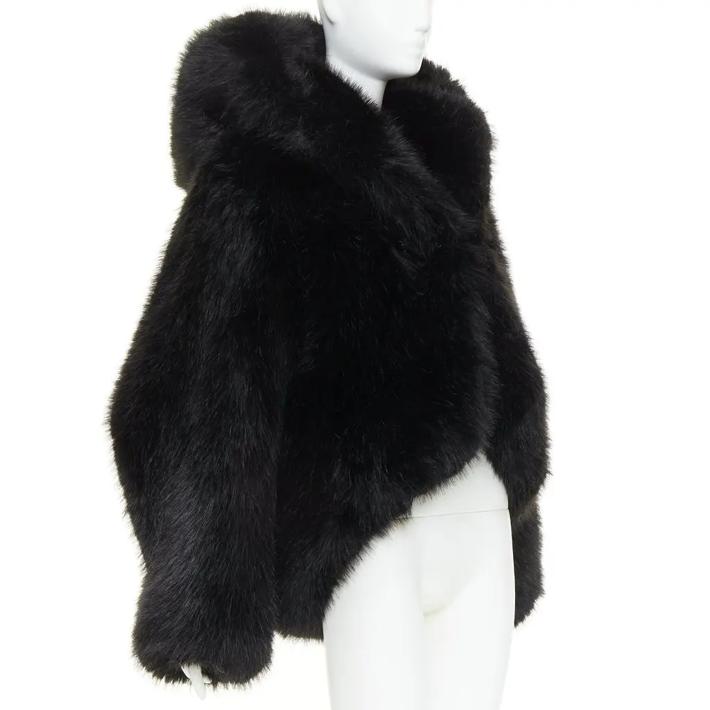 Alexandre Vauthier Black Coat Black Very good - Inside View