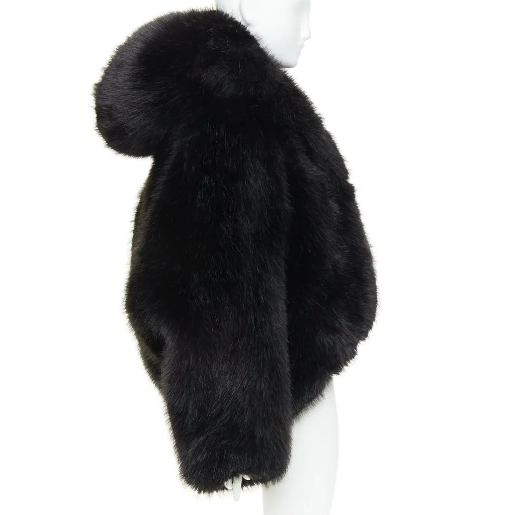 Alexandre Vauthier Black Coat Black Very good - Model View