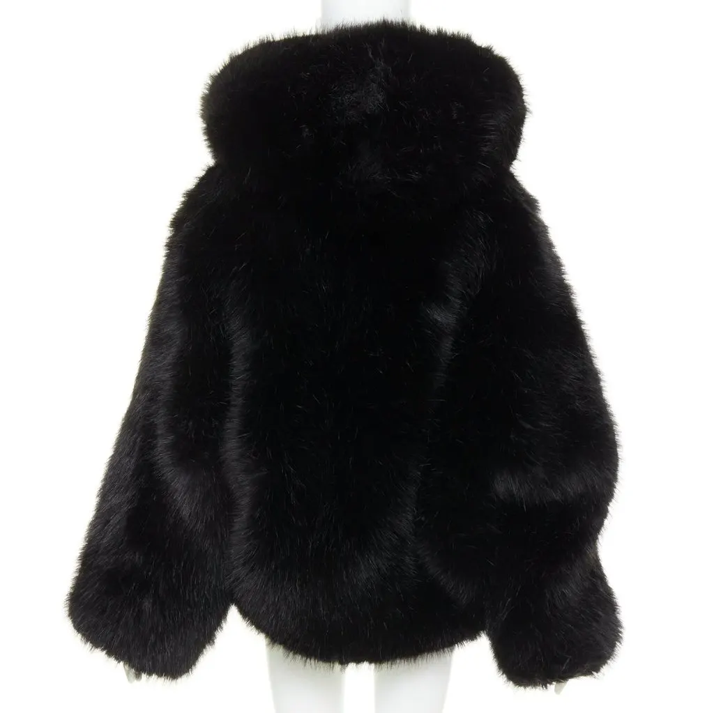 Alexandre Vauthier Black Coat Black Very good - Box View