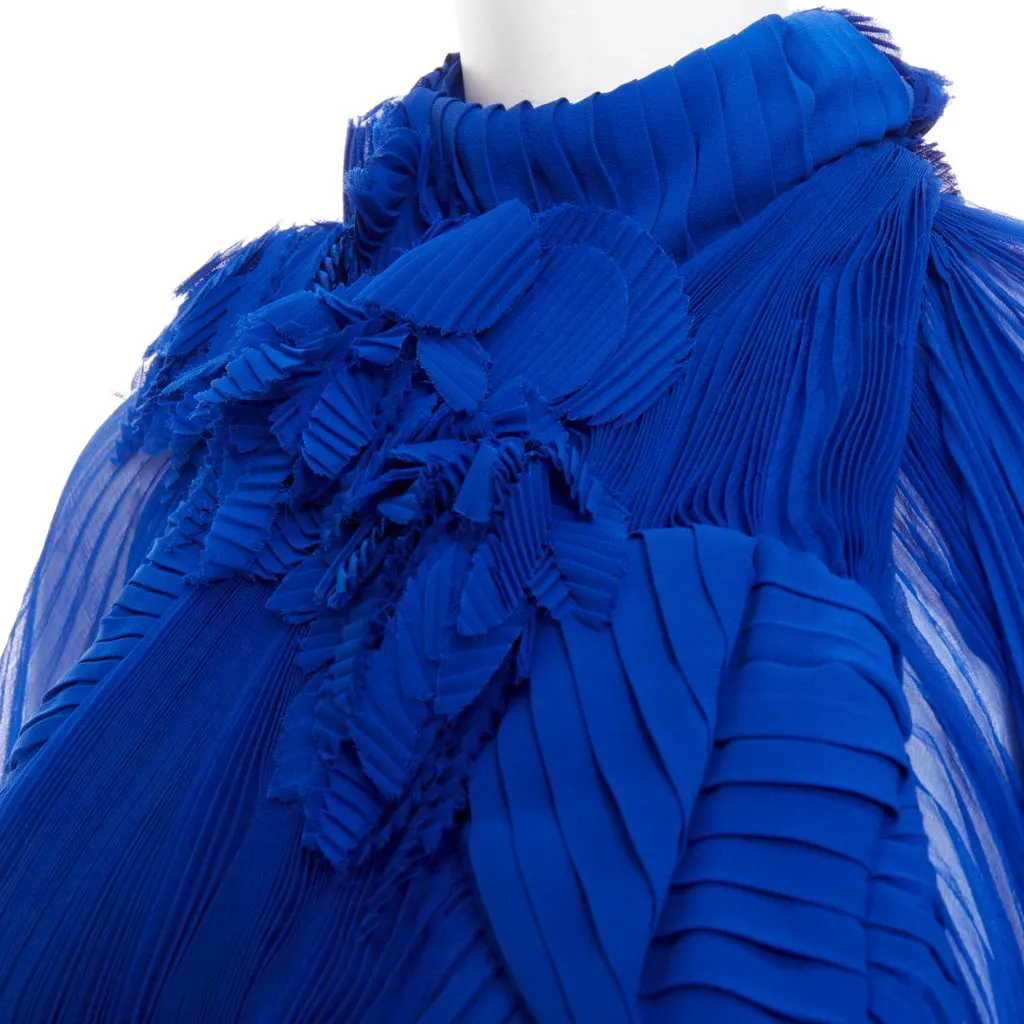 Alexandre Vauthier Blue Silk Dress Blue Silk Very good - Back View
