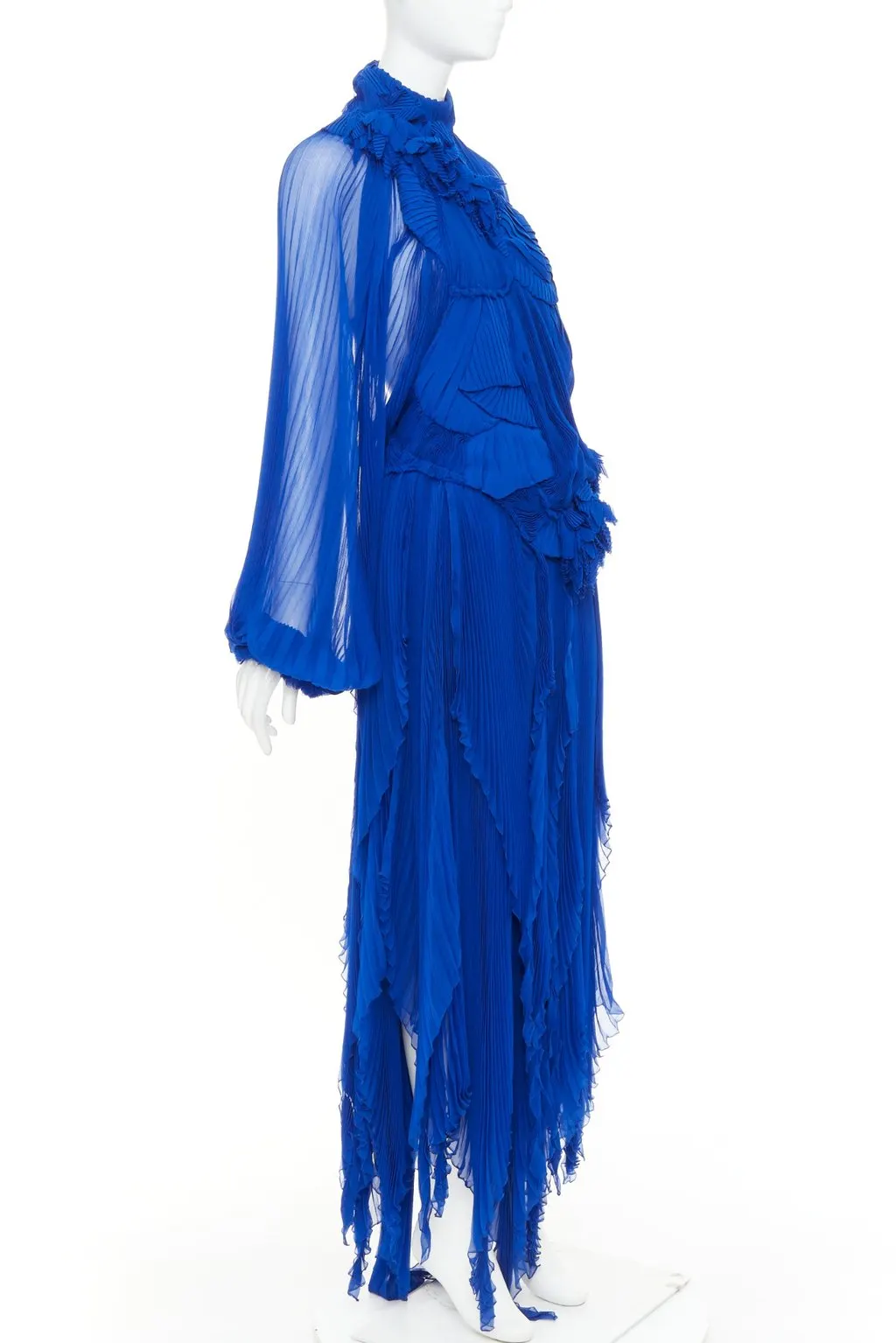 Alexandre Vauthier Blue Silk Dress Blue Silk Very good - Inside View
