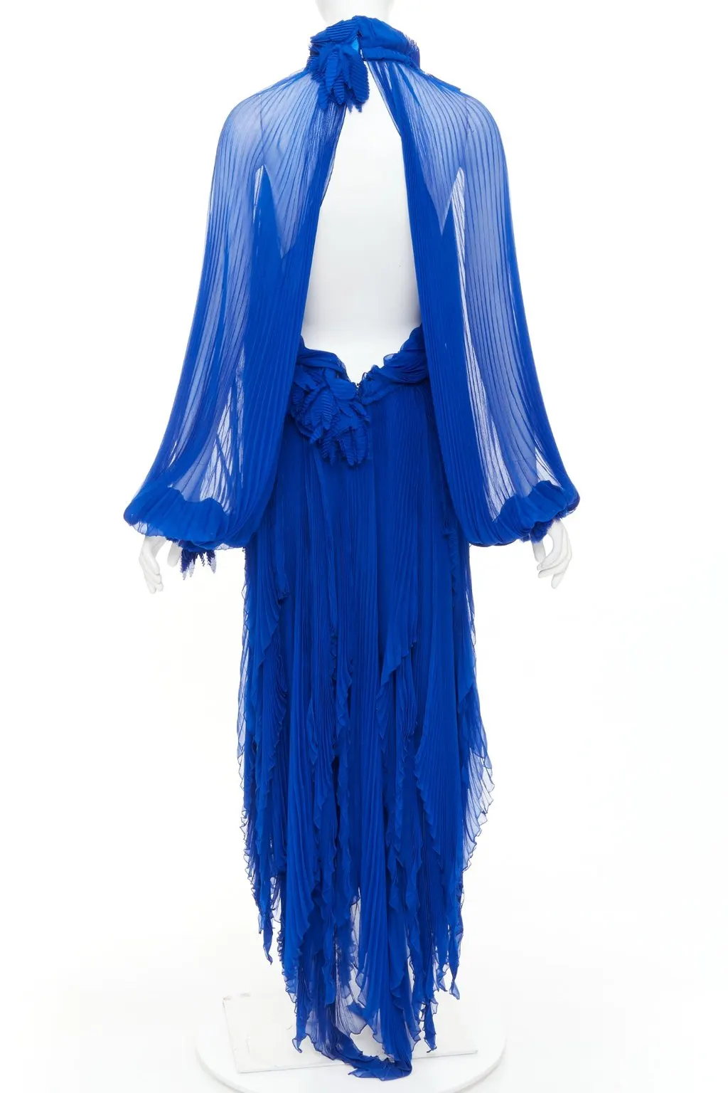 Alexandre Vauthier Blue Silk Dress Blue Silk Very good - Box View