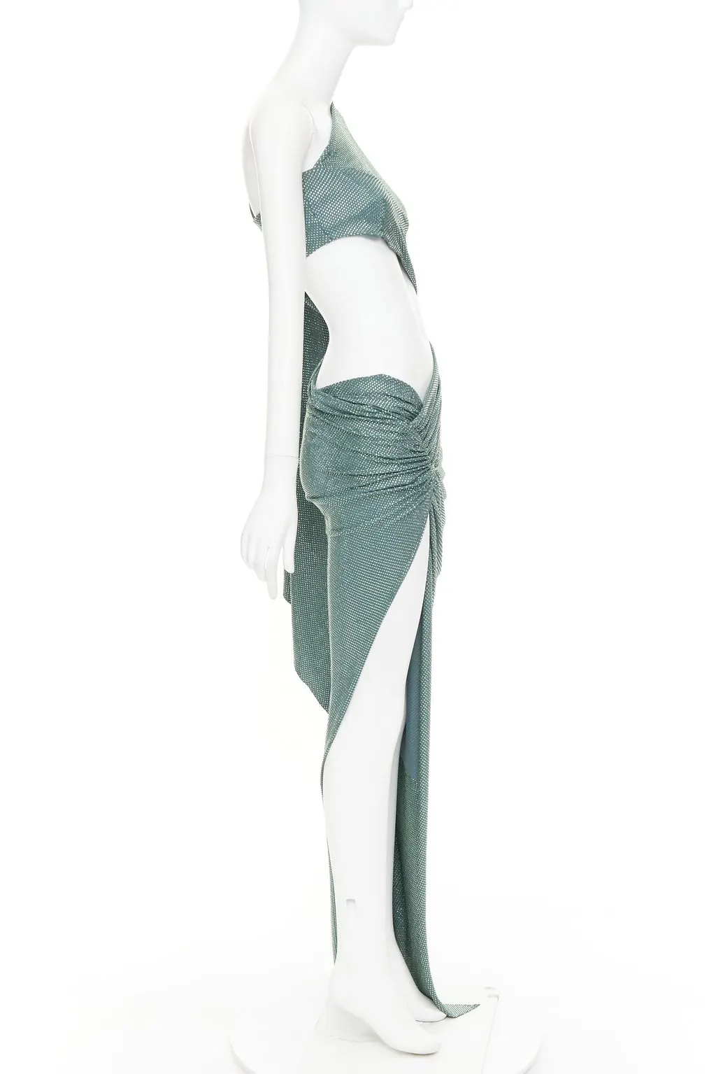 Alexandre Vauthier Green Dress Green Good - Model View