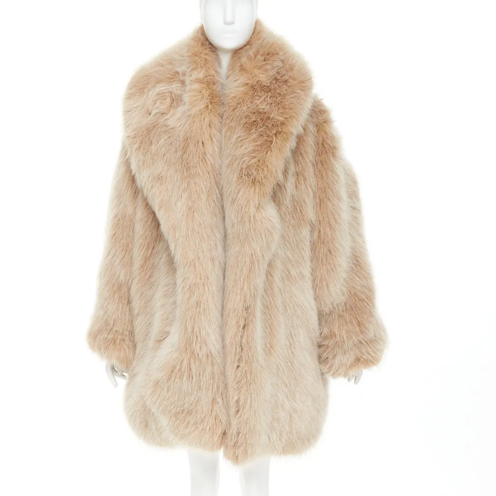 Alexandre Vauthier Brown Coat Brown Polyester Very good - Front View