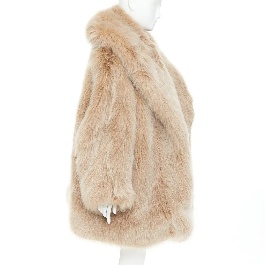Alexandre Vauthier Brown Coat Brown Polyester Very good - Model View