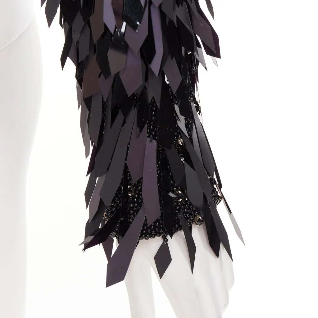 Alexandre Vauthier Black Polyester Top Black Polyester Very good - Back View