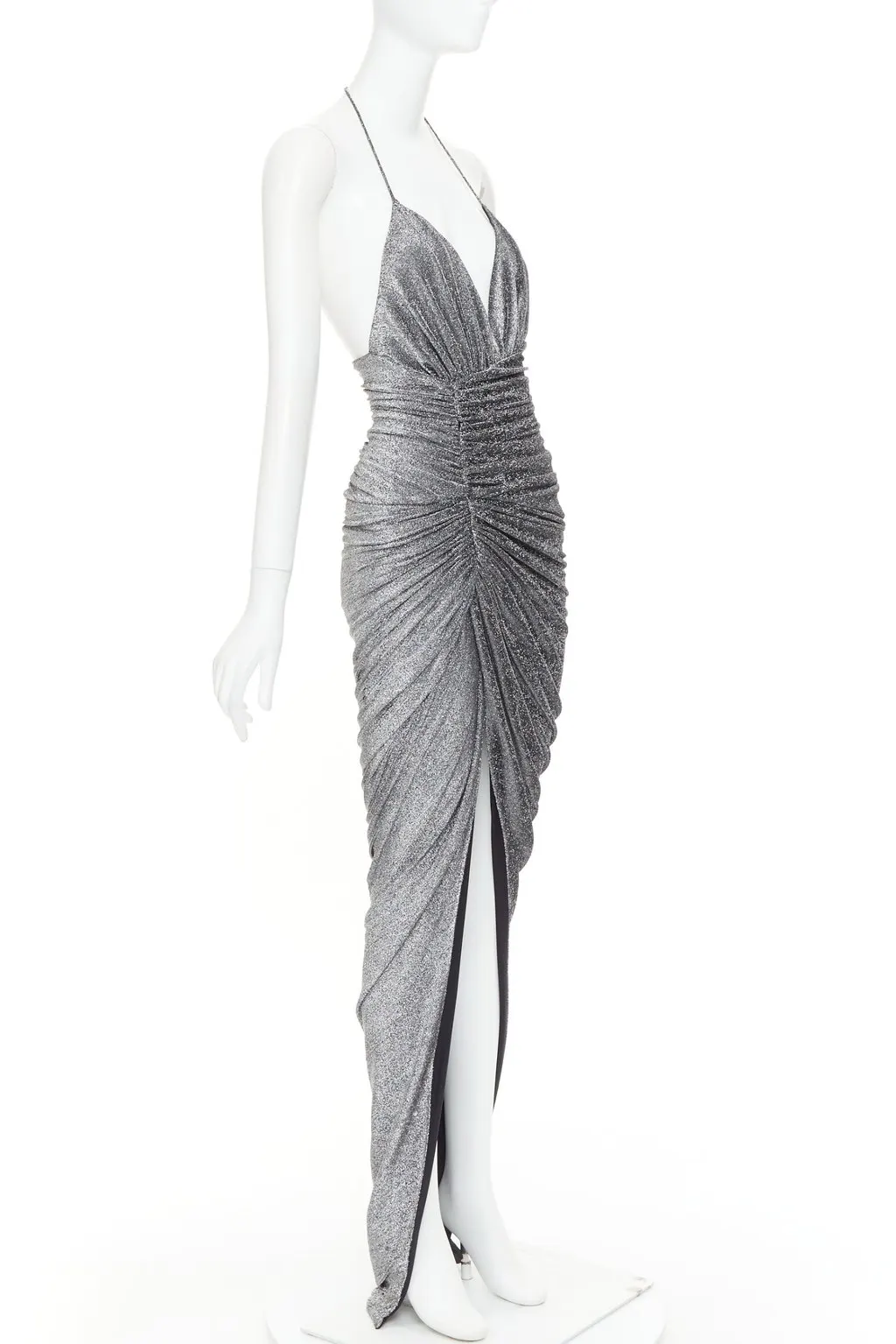 Alexandre Vauthier Silver Dress Silver Fair - Inside View