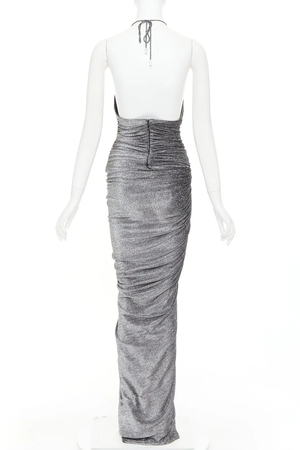 Alexandre Vauthier Silver Dress Silver Fair - Box View