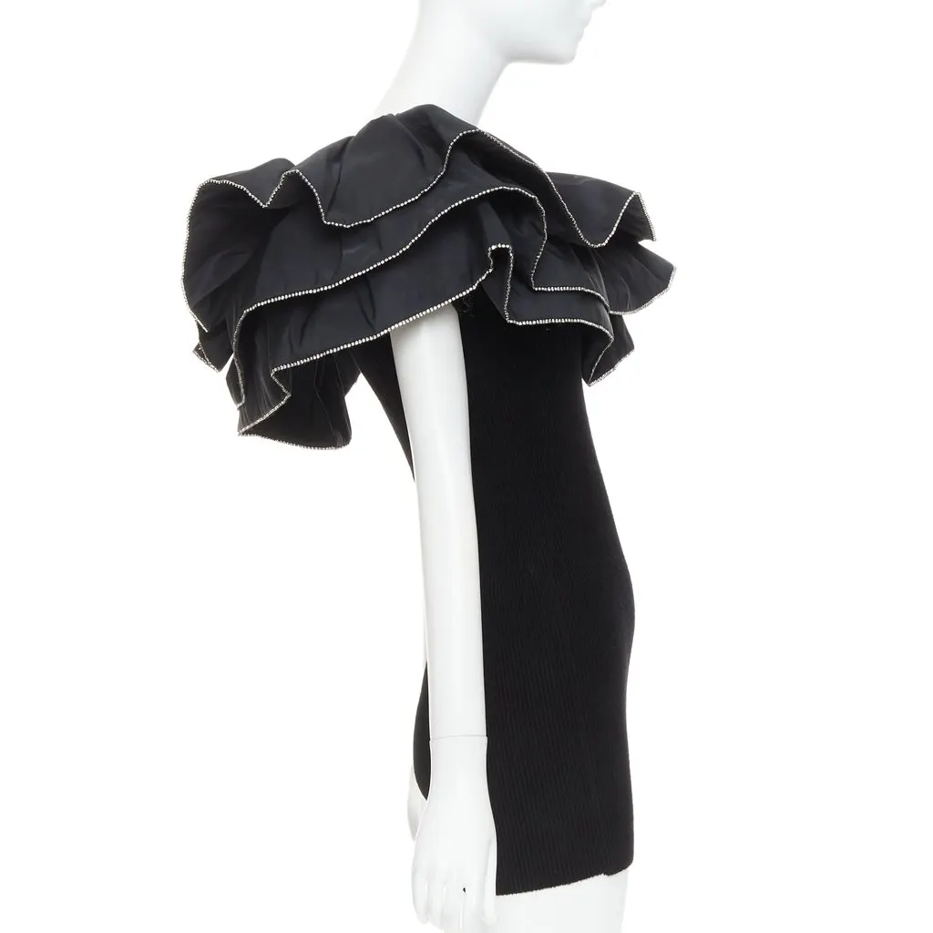 Alexandre Vauthier Black Dress Black Very good - Model View