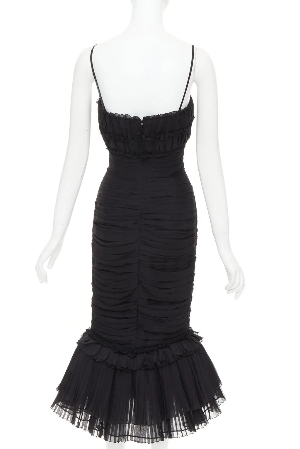 Alexandre Vauthier Black Silk Dress Black Silk Very good - Box View