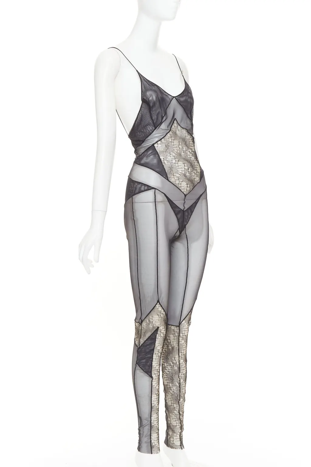 Alexandre Vauthier Black Jumpsuit Black Very good - Inside View