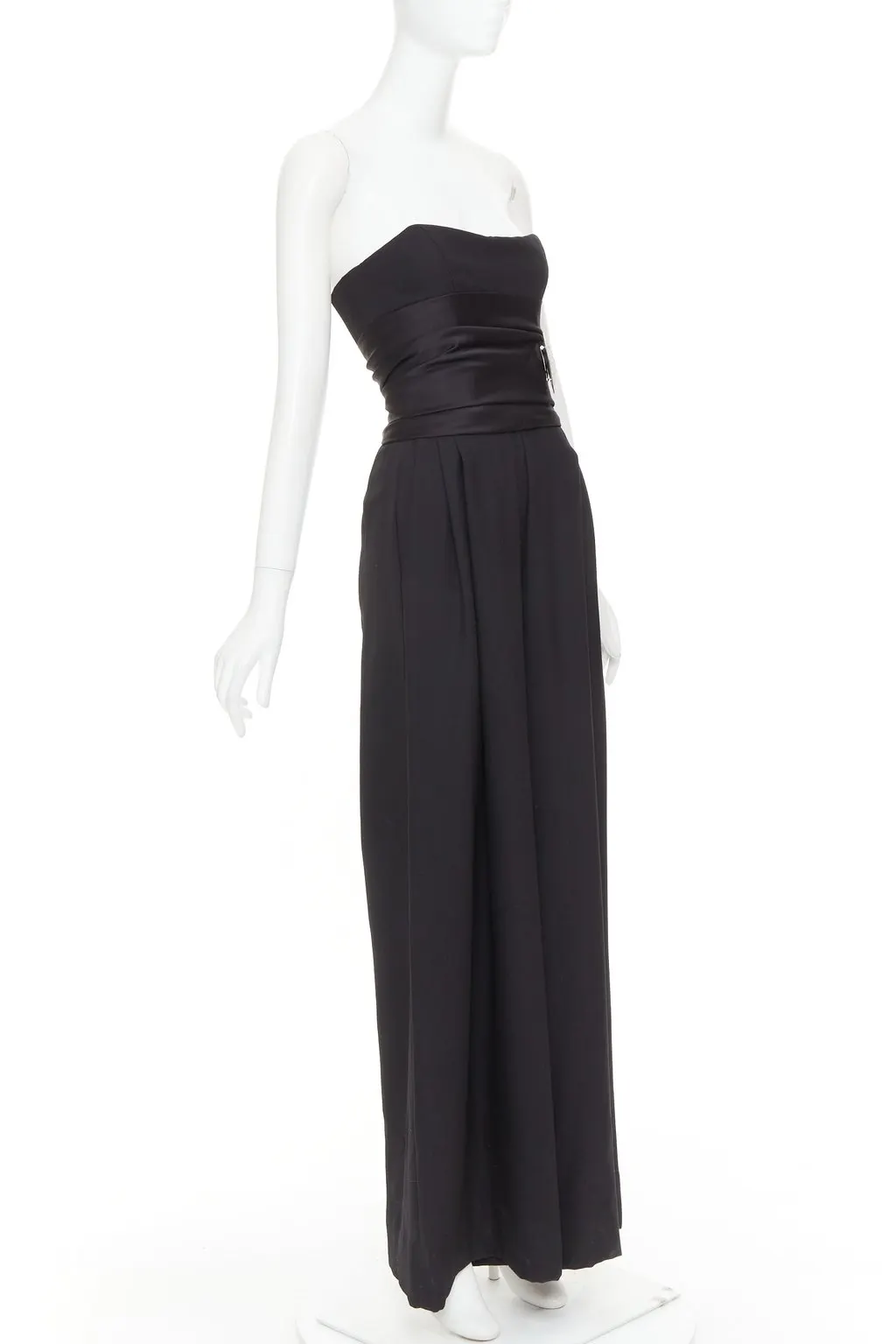 Alexandre Vauthier Black Jumpsuit Black Good - Inside View