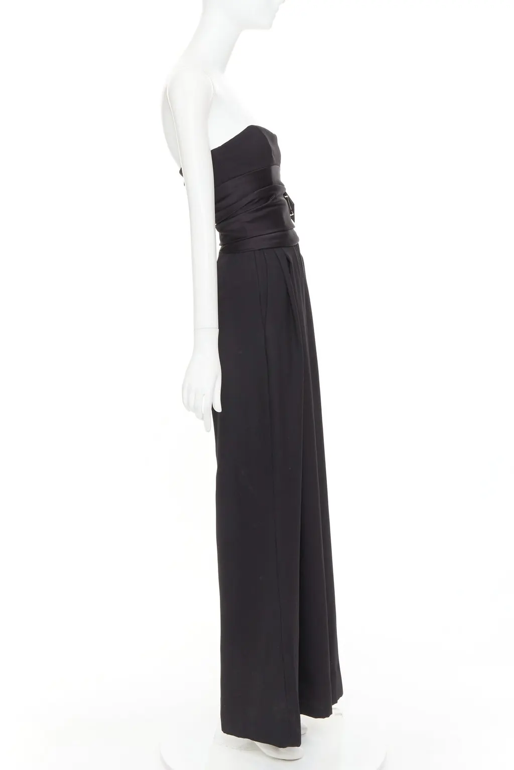 Alexandre Vauthier Black Jumpsuit Black Good - Model View