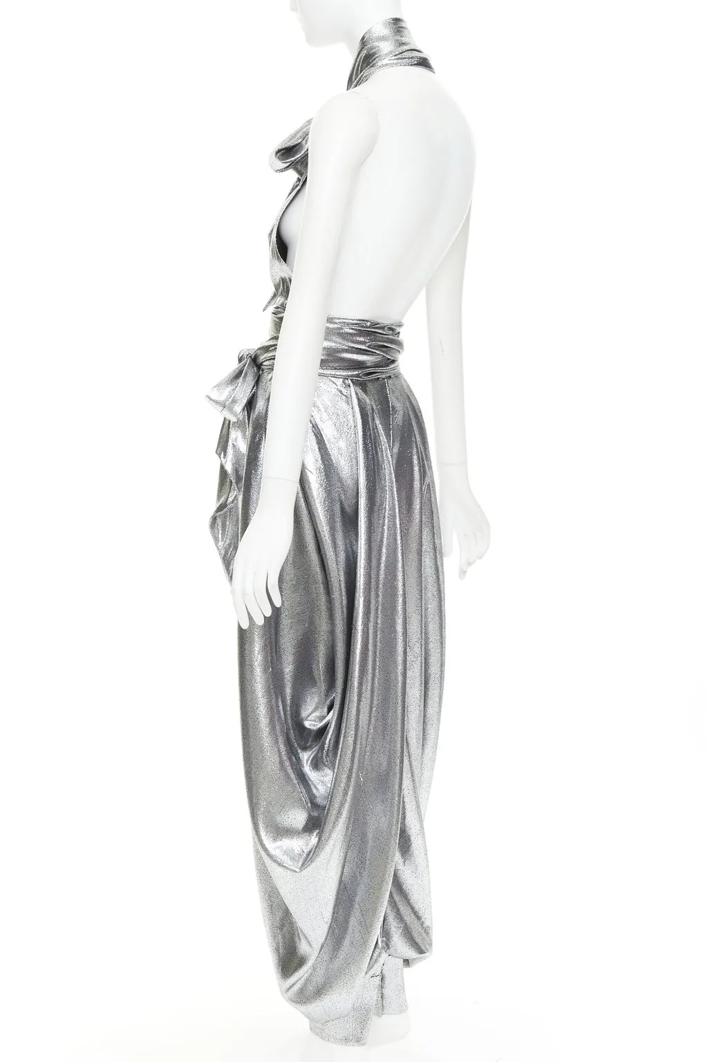 Alexandre Vauthier Silver Jumpsuit Silver Good - Box View