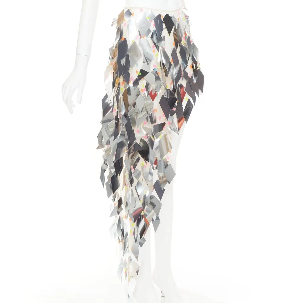Alexandre Vauthier Silver Skirt Silver Good - Inside View