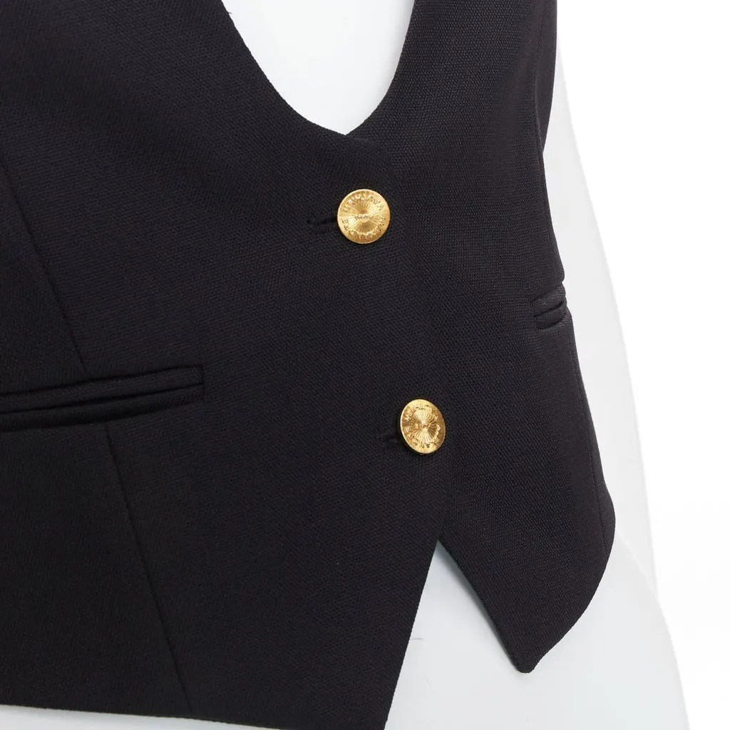 Alexandre Vauthier Black Top Black Very good - Back View